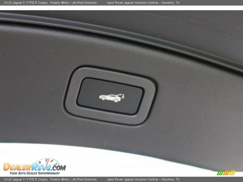 2016 Jaguar F-TYPE R Coupe Polaris White / Jet/Red Duotone Photo #36