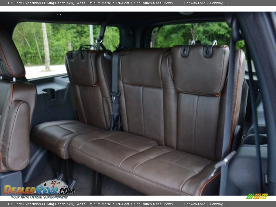 Rear Seat of 2015 Ford Expedition EL King Ranch 4x4 Photo #14