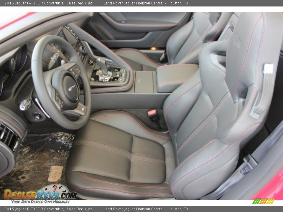 Front Seat of 2016 Jaguar F-TYPE R Convertible Photo #24