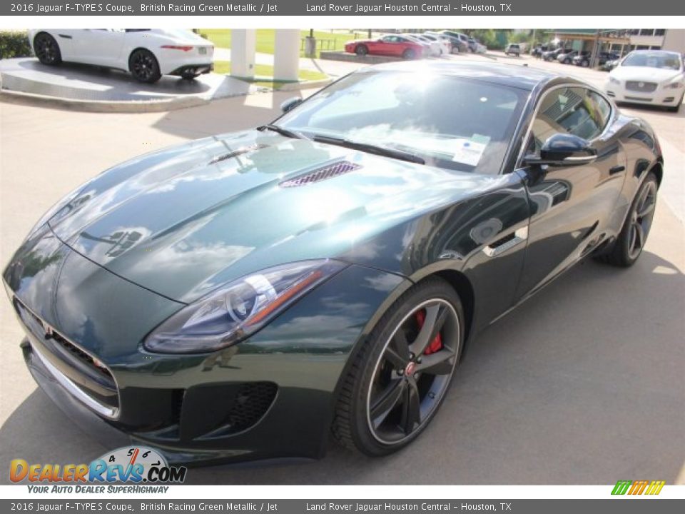 2016 Jaguar F-TYPE S Coupe British Racing Green Metallic / Jet Photo #4