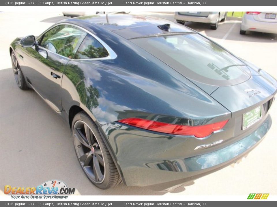 2016 Jaguar F-TYPE S Coupe British Racing Green Metallic / Jet Photo #7