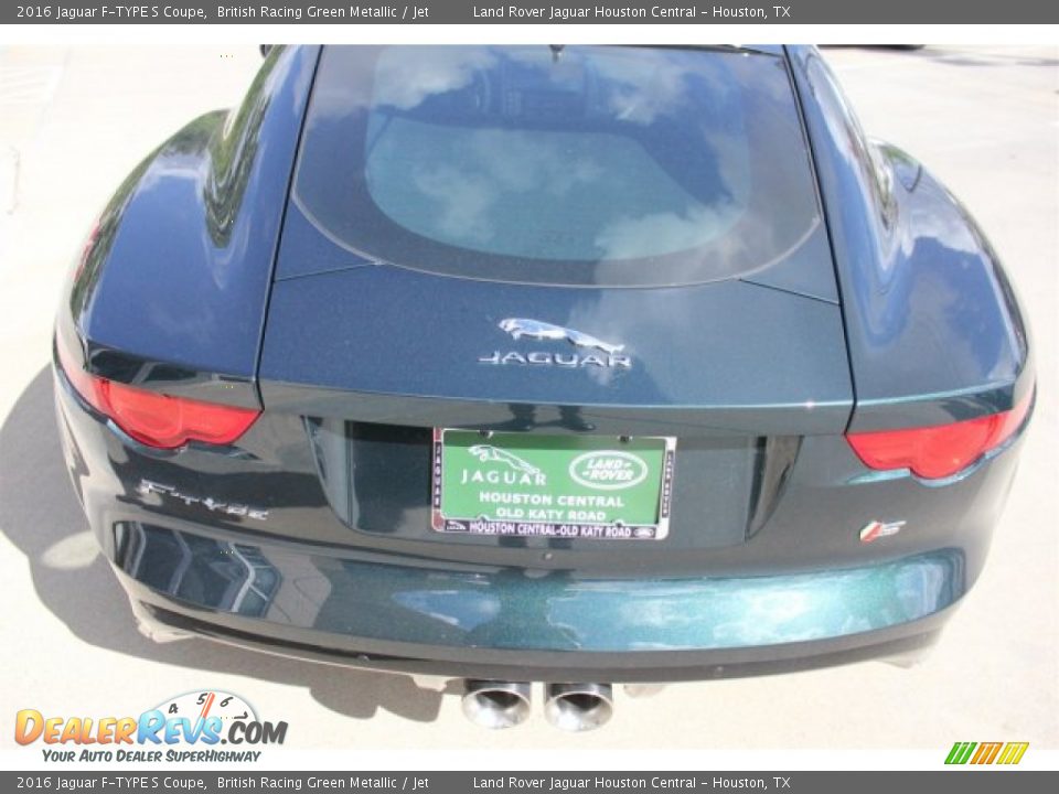 2016 Jaguar F-TYPE S Coupe British Racing Green Metallic / Jet Photo #8