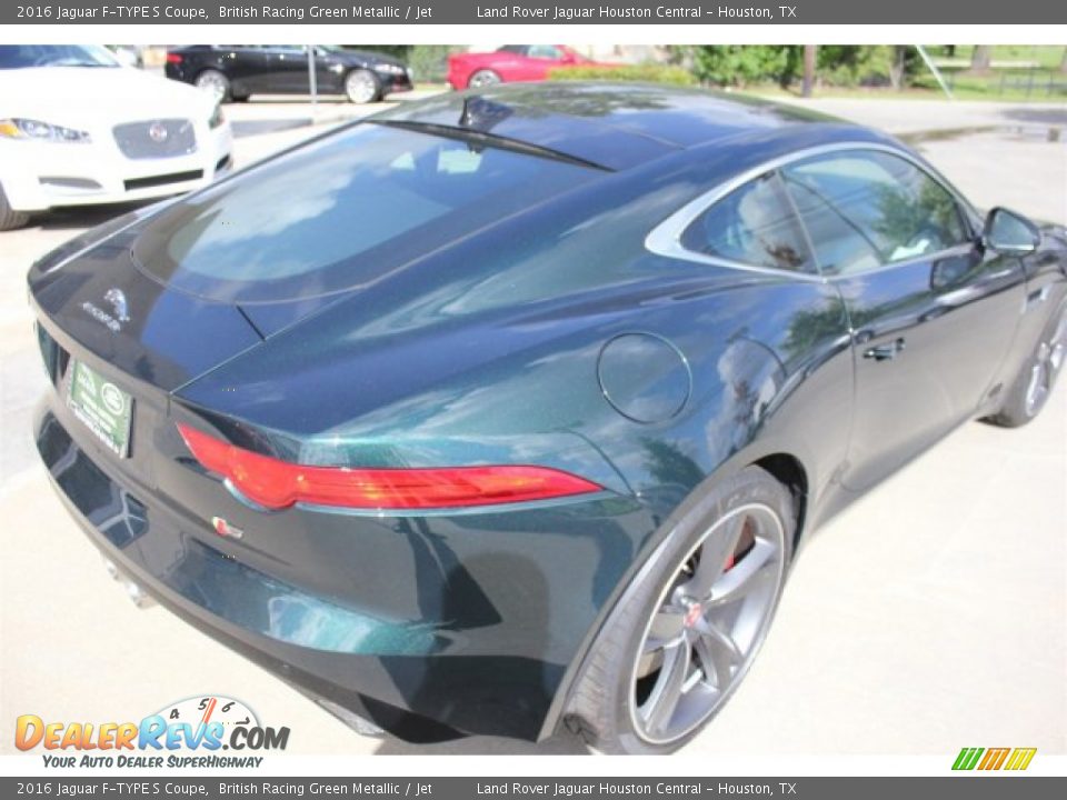 2016 Jaguar F-TYPE S Coupe British Racing Green Metallic / Jet Photo #9