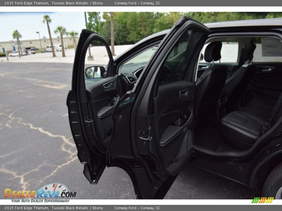 2015 Ford Edge Titanium Tuxedo Black Metallic / Ebony Photo #10