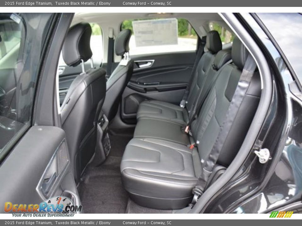 2015 Ford Edge Titanium Tuxedo Black Metallic / Ebony Photo #11