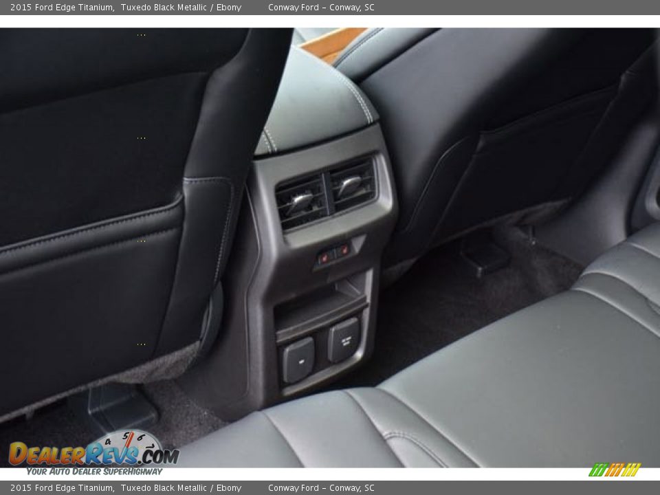 2015 Ford Edge Titanium Tuxedo Black Metallic / Ebony Photo #12