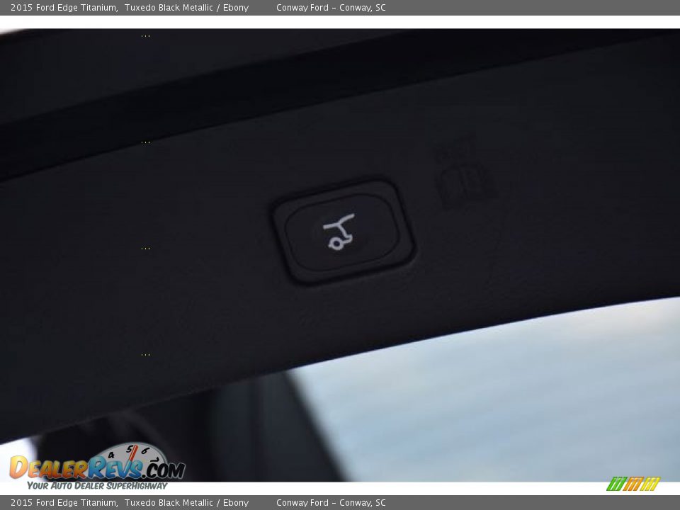 2015 Ford Edge Titanium Tuxedo Black Metallic / Ebony Photo #16