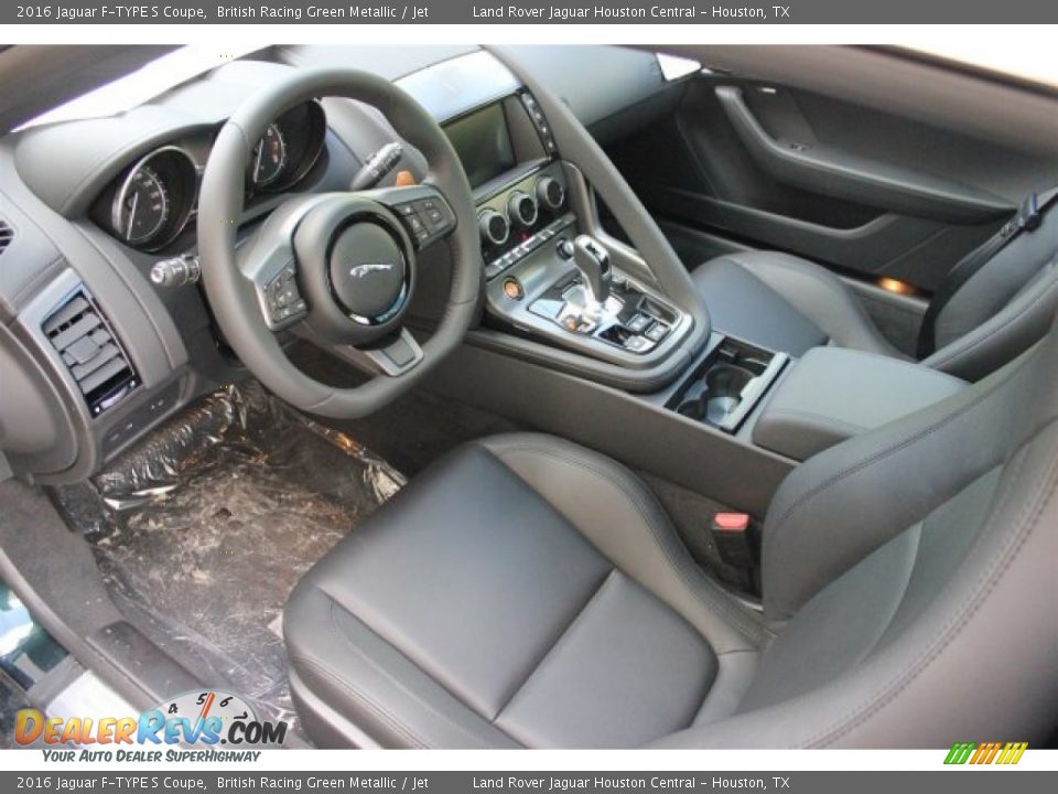 Jet Interior - 2016 Jaguar F-TYPE S Coupe Photo #16