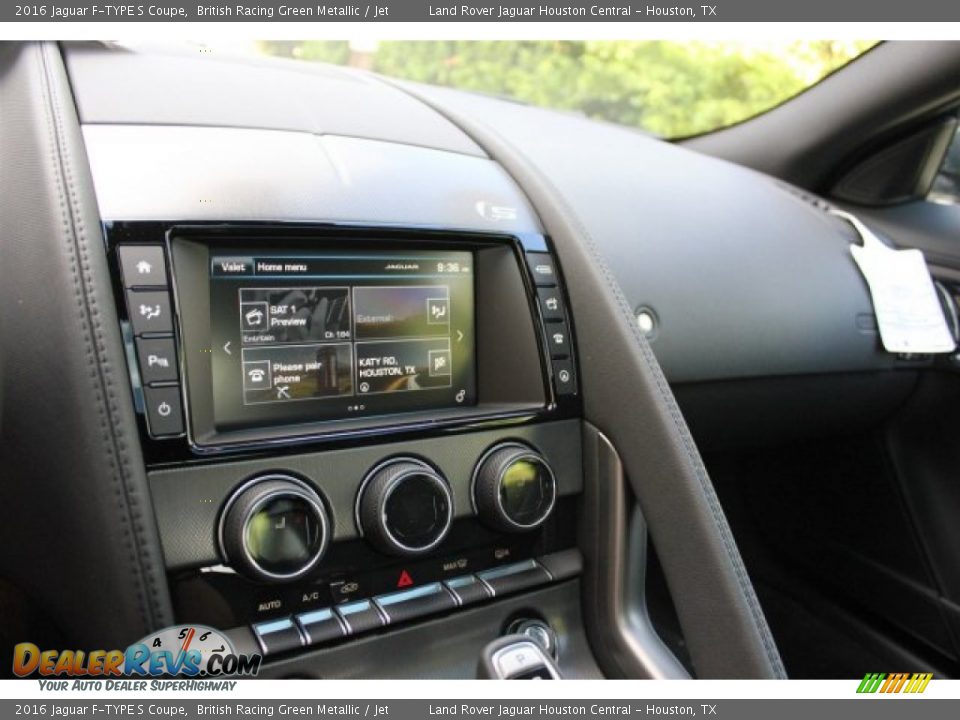 2016 Jaguar F-TYPE S Coupe British Racing Green Metallic / Jet Photo #18