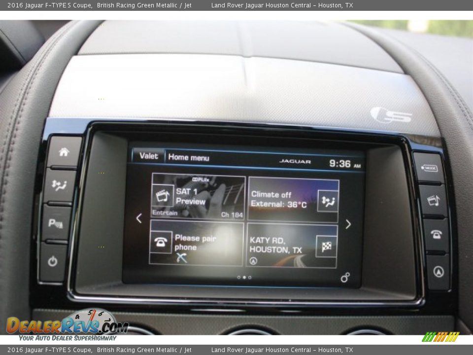 2016 Jaguar F-TYPE S Coupe British Racing Green Metallic / Jet Photo #20