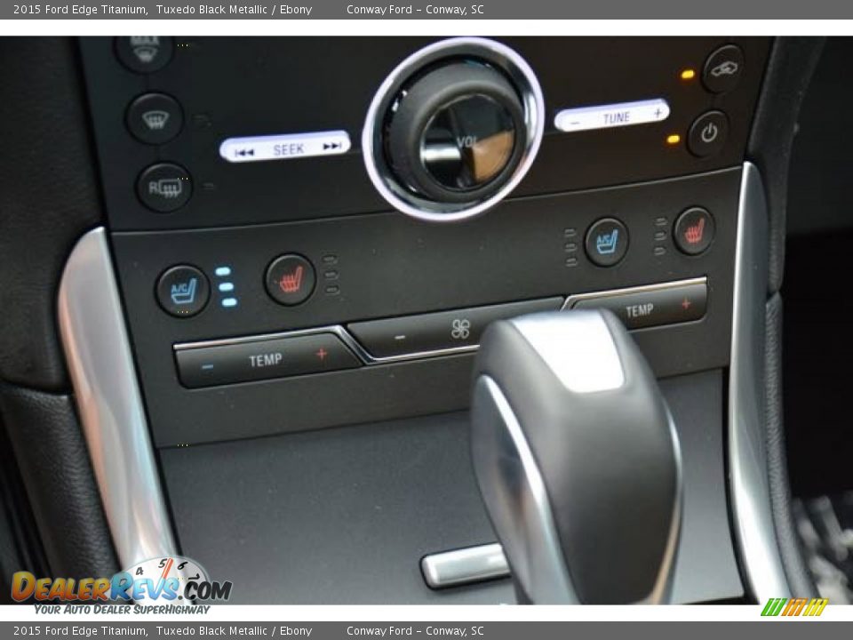 2015 Ford Edge Titanium Tuxedo Black Metallic / Ebony Photo #26