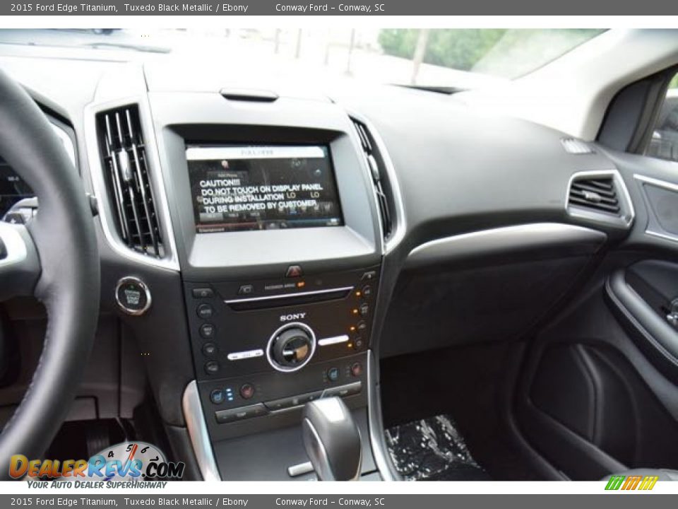 2015 Ford Edge Titanium Tuxedo Black Metallic / Ebony Photo #27