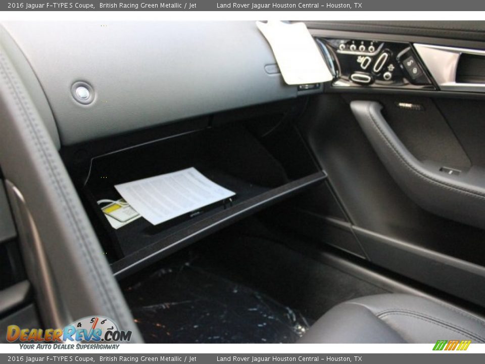 2016 Jaguar F-TYPE S Coupe British Racing Green Metallic / Jet Photo #27