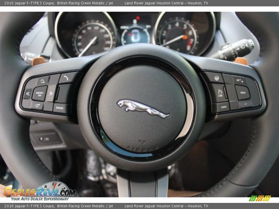 2016 Jaguar F-TYPE S Coupe British Racing Green Metallic / Jet Photo #32