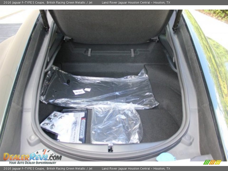 2016 Jaguar F-TYPE S Coupe British Racing Green Metallic / Jet Photo #33