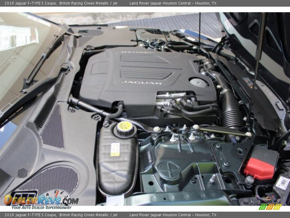 2016 Jaguar F-TYPE S Coupe British Racing Green Metallic / Jet Photo #36