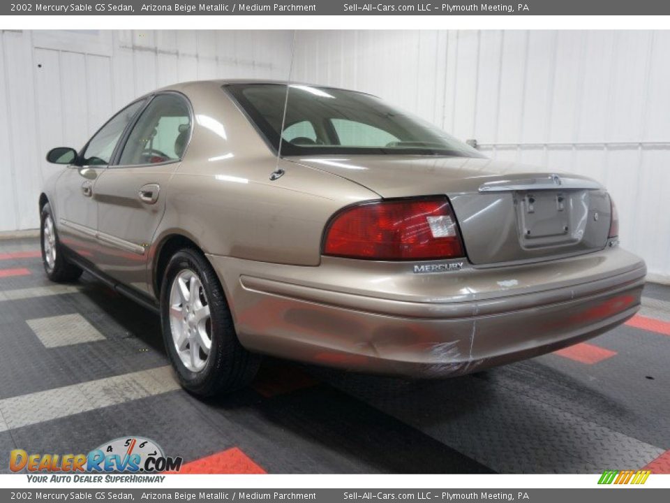 2002 Mercury Sable GS Sedan Arizona Beige Metallic / Medium Parchment Photo #10