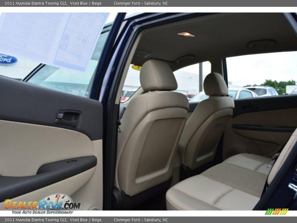 2011 Hyundai Elantra Touring GLS Vivid Blue / Beige Photo #13