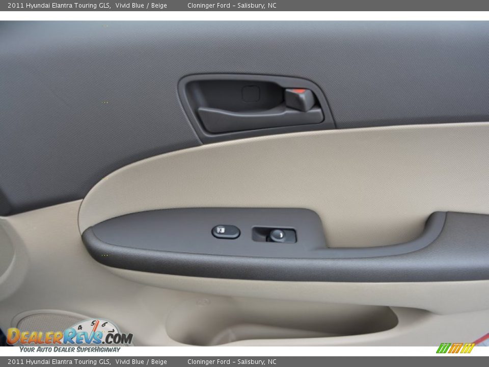 2011 Hyundai Elantra Touring GLS Vivid Blue / Beige Photo #16