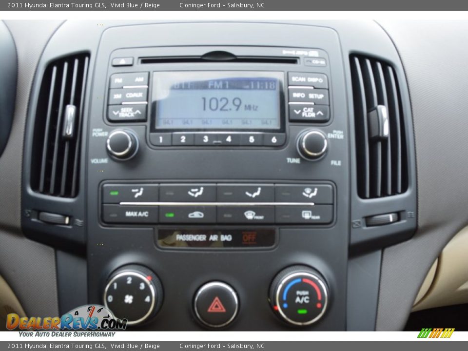 2011 Hyundai Elantra Touring GLS Vivid Blue / Beige Photo #18