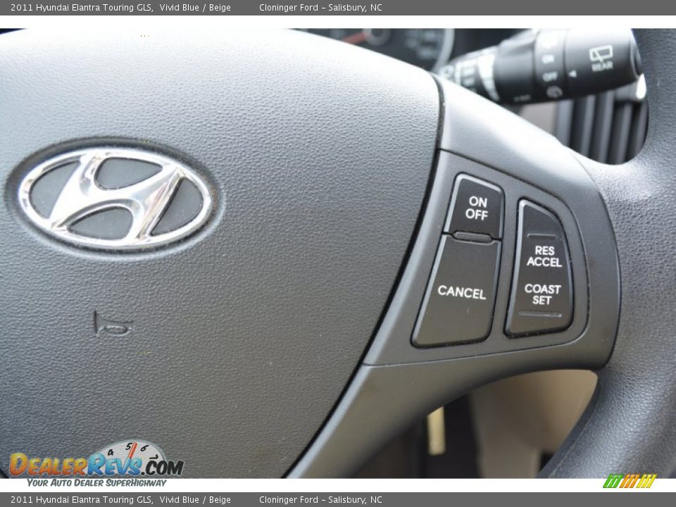 2011 Hyundai Elantra Touring GLS Vivid Blue / Beige Photo #20