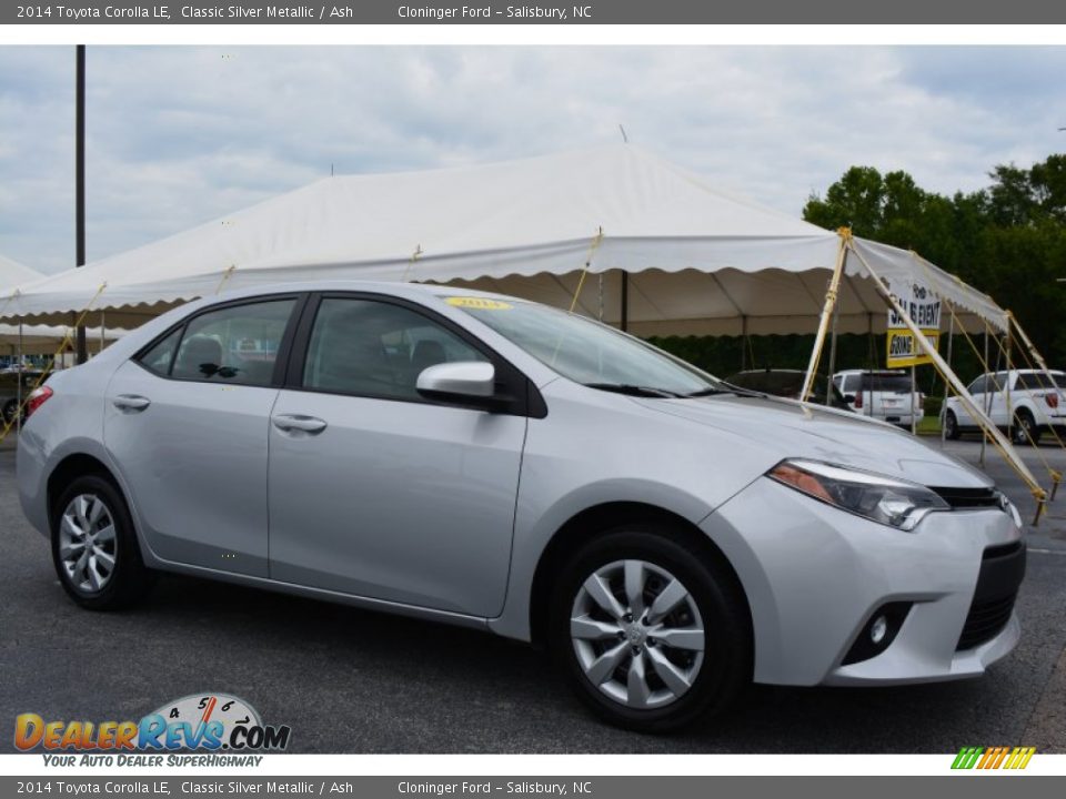 2014 Toyota Corolla LE Classic Silver Metallic / Ash Photo #1
