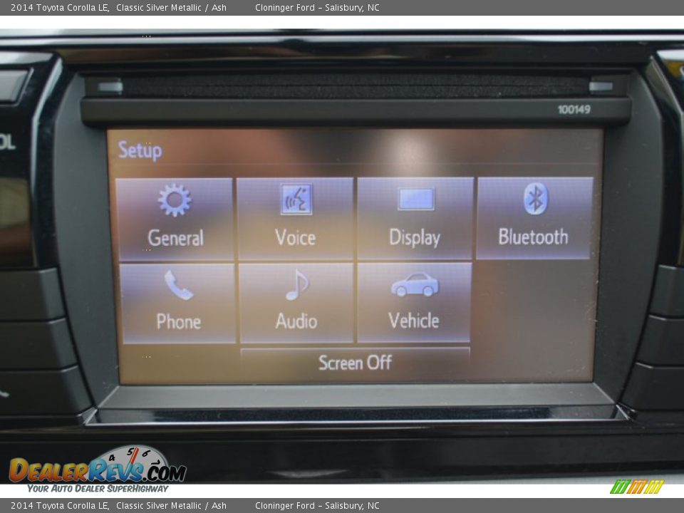 2014 Toyota Corolla LE Classic Silver Metallic / Ash Photo #19