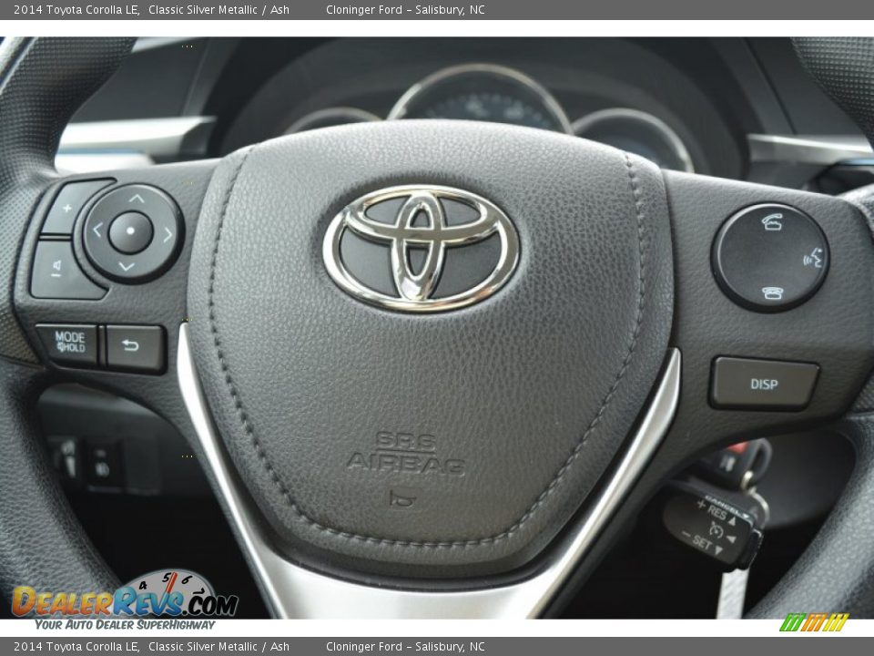 2014 Toyota Corolla LE Classic Silver Metallic / Ash Photo #23
