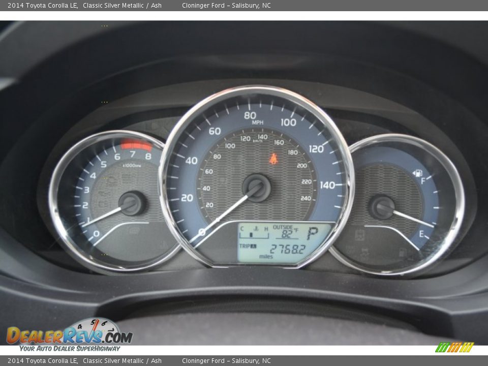 2014 Toyota Corolla LE Classic Silver Metallic / Ash Photo #24