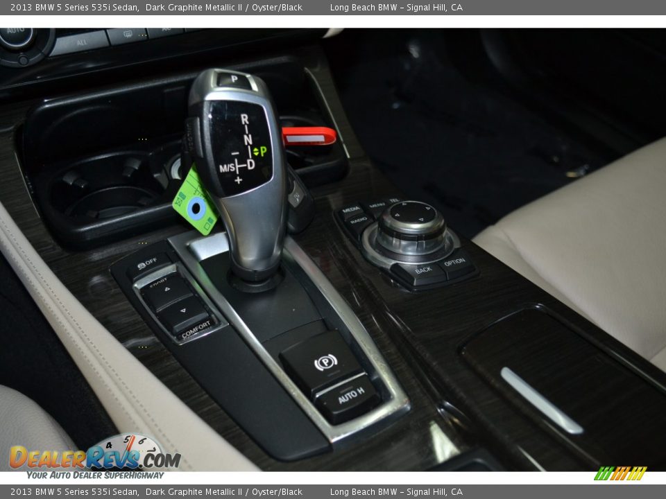 2013 BMW 5 Series 535i Sedan Dark Graphite Metallic II / Oyster/Black Photo #21