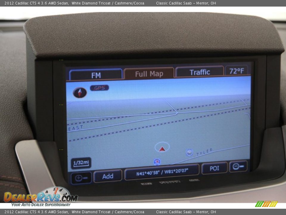 Navigation of 2012 Cadillac CTS 4 3.6 AWD Sedan Photo #10
