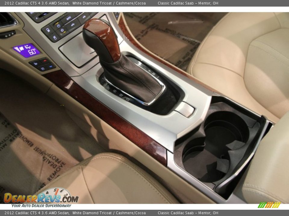 2012 Cadillac CTS 4 3.6 AWD Sedan White Diamond Tricoat / Cashmere/Cocoa Photo #15