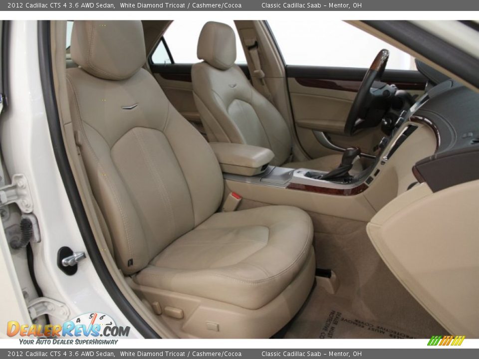 Front Seat of 2012 Cadillac CTS 4 3.6 AWD Sedan Photo #16