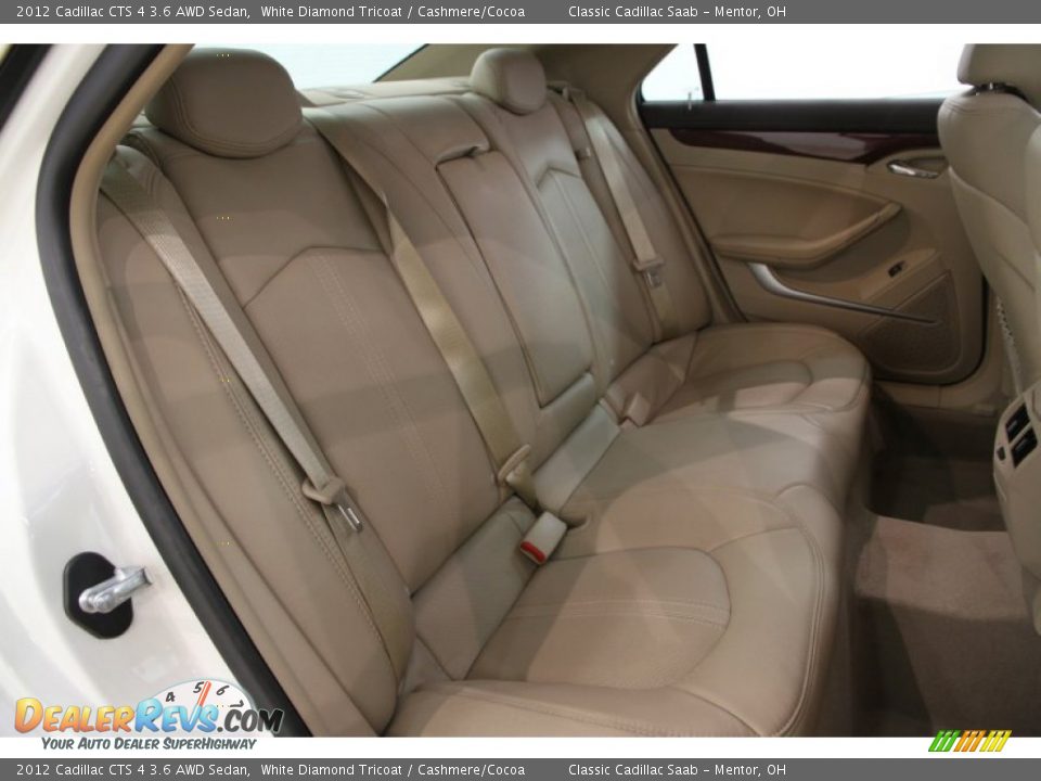 Rear Seat of 2012 Cadillac CTS 4 3.6 AWD Sedan Photo #17