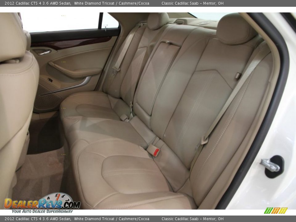 Rear Seat of 2012 Cadillac CTS 4 3.6 AWD Sedan Photo #18