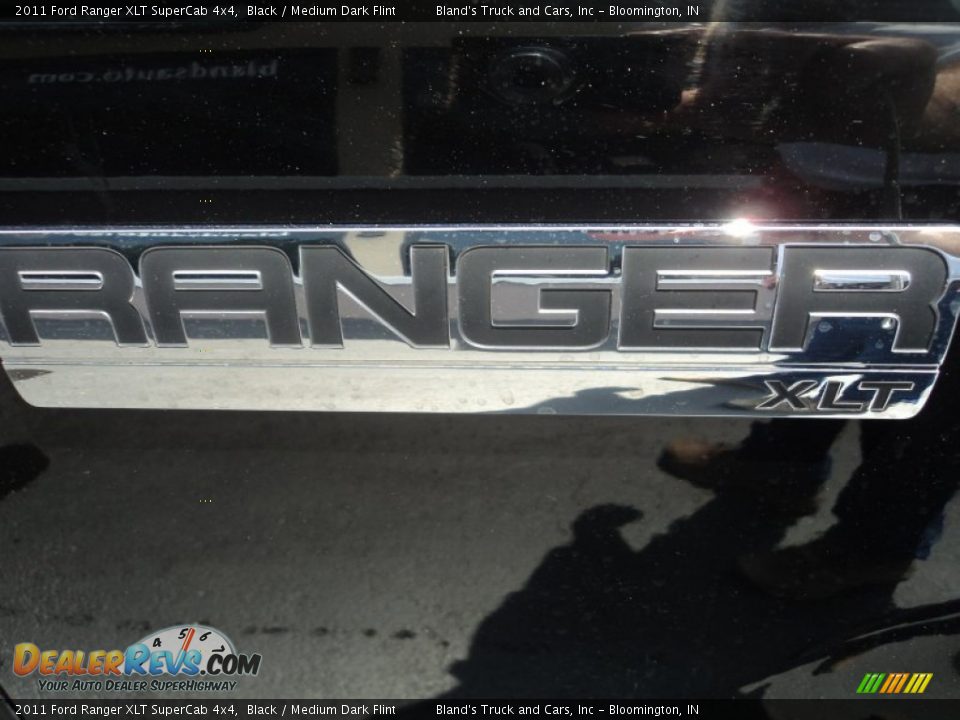 2011 Ford Ranger XLT SuperCab 4x4 Black / Medium Dark Flint Photo #21