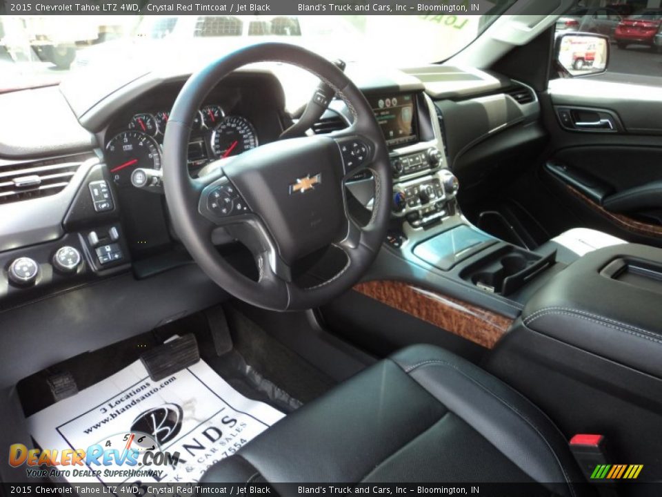 2015 Chevrolet Tahoe LTZ 4WD Crystal Red Tintcoat / Jet Black Photo #6