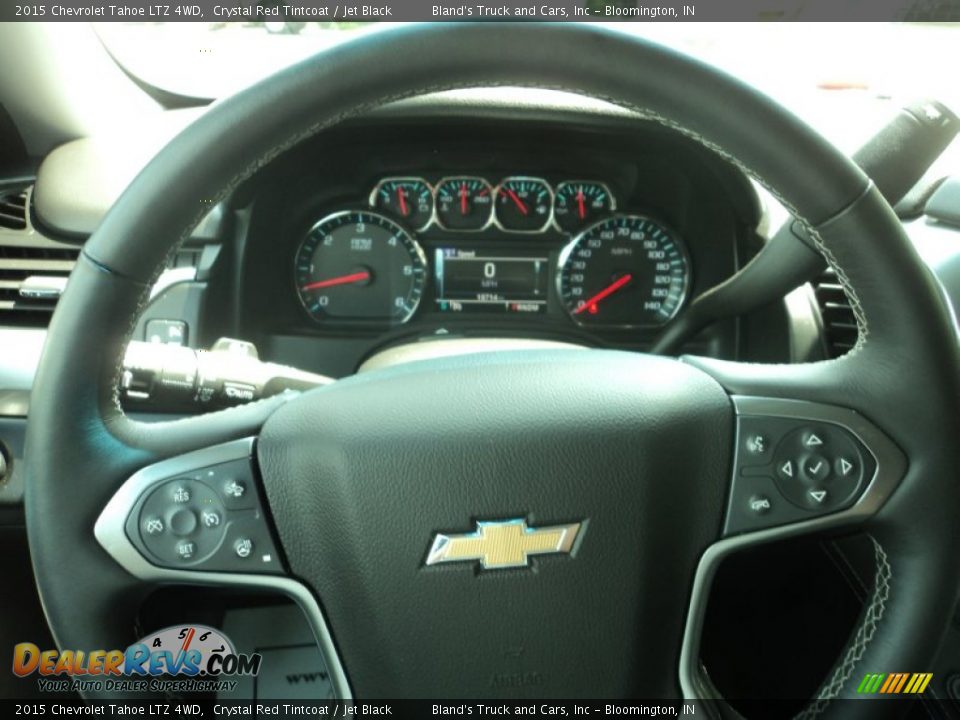 2015 Chevrolet Tahoe LTZ 4WD Crystal Red Tintcoat / Jet Black Photo #13