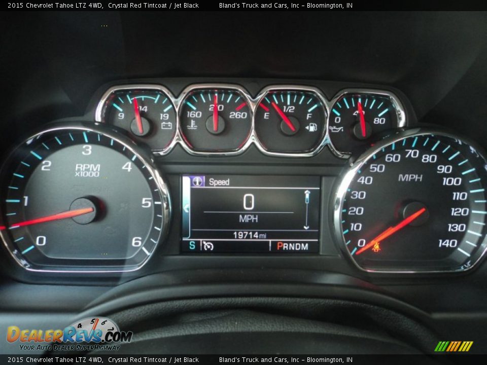 2015 Chevrolet Tahoe LTZ 4WD Crystal Red Tintcoat / Jet Black Photo #14