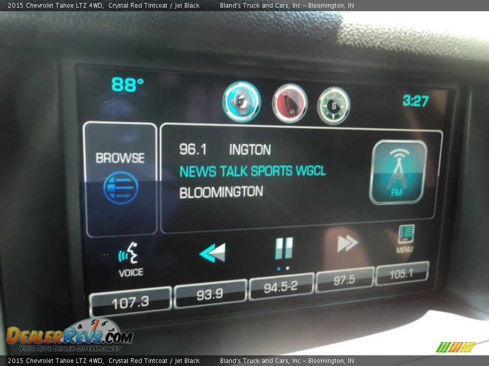 2015 Chevrolet Tahoe LTZ 4WD Crystal Red Tintcoat / Jet Black Photo #20