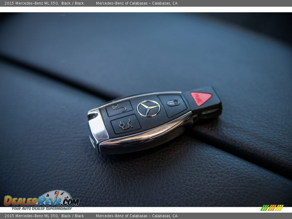 2015 Mercedes-Benz ML 350 Black / Black Photo #11