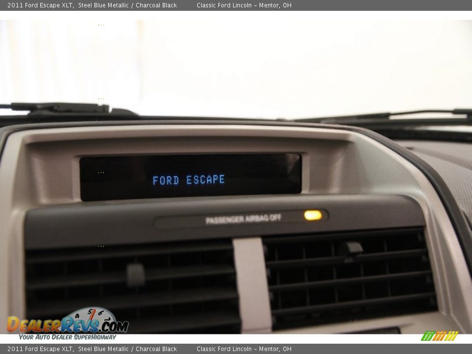 2011 Ford Escape XLT Steel Blue Metallic / Charcoal Black Photo #8