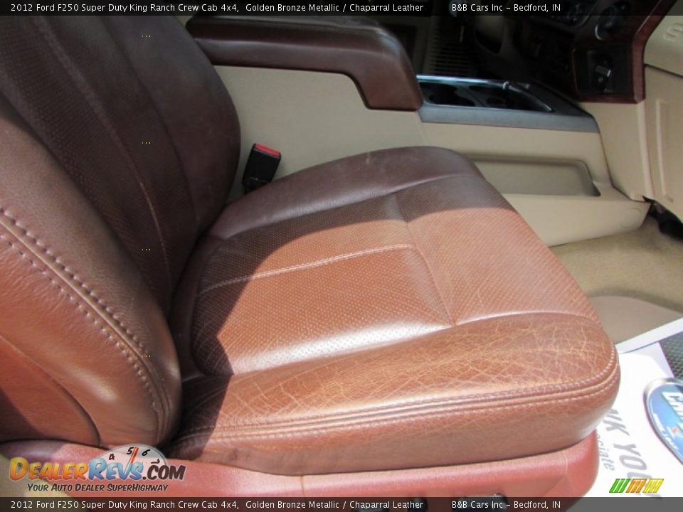 2012 Ford F250 Super Duty King Ranch Crew Cab 4x4 Golden Bronze Metallic / Chaparral Leather Photo #27