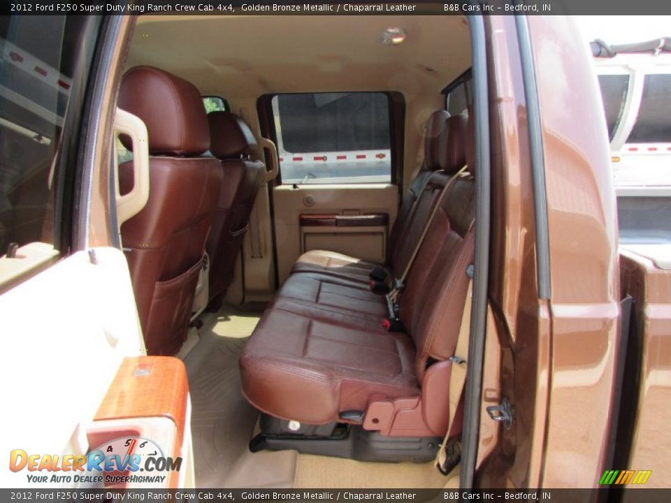 2012 Ford F250 Super Duty King Ranch Crew Cab 4x4 Golden Bronze Metallic / Chaparral Leather Photo #30