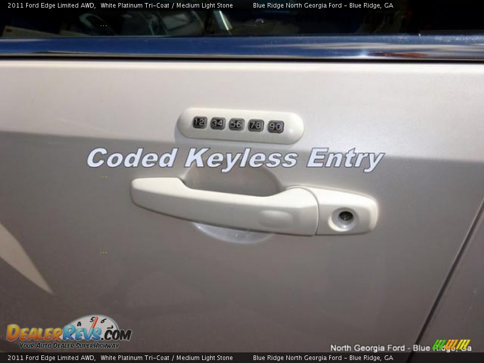 2011 Ford Edge Limited AWD White Platinum Tri-Coat / Medium Light Stone Photo #29