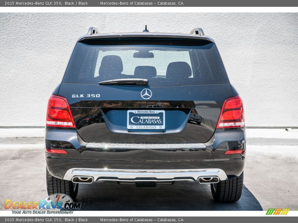 2015 Mercedes-Benz GLK 350 Black / Black Photo #4