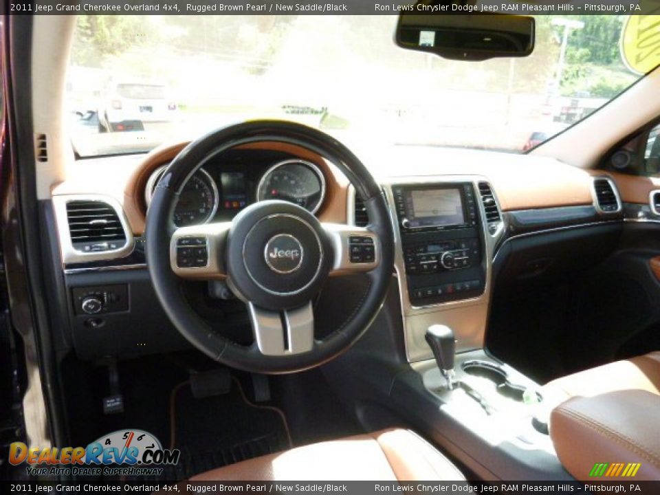 2011 Jeep Grand Cherokee Overland 4x4 Rugged Brown Pearl / New Saddle/Black Photo #11