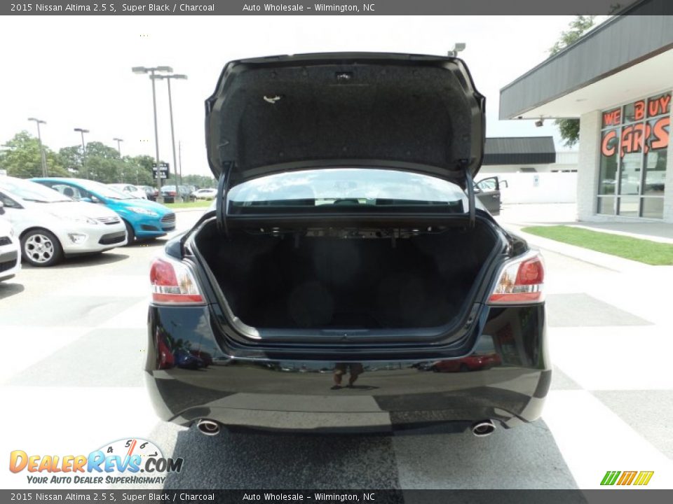 2015 Nissan Altima 2.5 S Super Black / Charcoal Photo #5