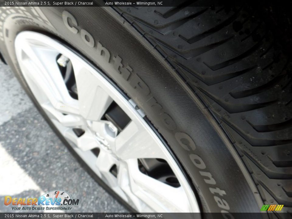 2015 Nissan Altima 2.5 S Super Black / Charcoal Photo #8