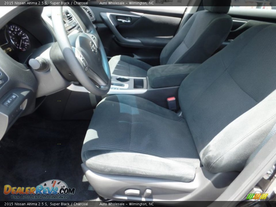 2015 Nissan Altima 2.5 S Super Black / Charcoal Photo #11